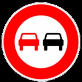 Interdiction de dépasser