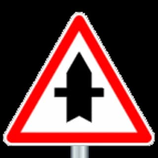 Intersection avec priorité de passage