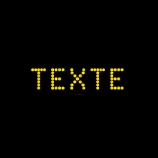 Message littéral lumineux